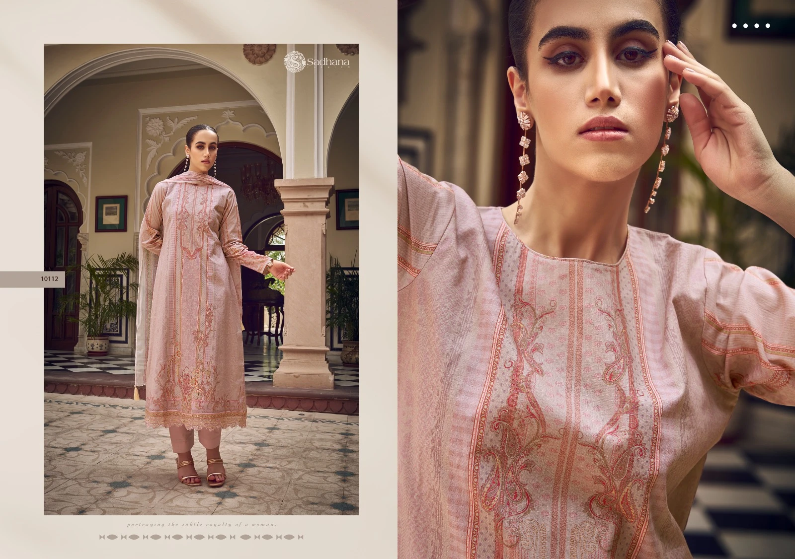 Sadhana Fashion Zaira Pure Lawn Cotton Wholesale Fancy Salwar Suit Catalog — Wholesale Salwar Suits, MPA wholesale from Surat — view 4